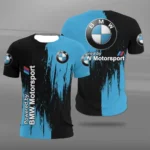 Men's Round Neck Training Top BMW Sportswear for Both Men and Women BMW Casual T-shirt 3D Printed Breathable Quick Drying T-shir