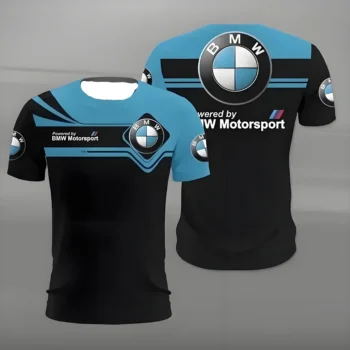2025 BMW Top Extra Large Short Sleeve T-shirt BMW Logo Summer 3D Printed Men's Outdoor Leisure O-Collar Hoodie Cool Top