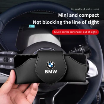 Car Glasses Case Auto Sun Visor Holder Sunglasses Clip For BMW X1 X2 X3 X5 X4 X6 X7 G30 G20 G32 F40 F30 F20 F10 F34 F07 F44 F45