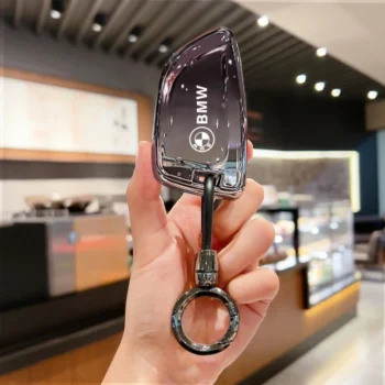 Car Key Case Cover Bag TPU Key Shell For BMW F20 G20 G30 X1 G05 X6 X7 Accessories Holder Shell Keychain