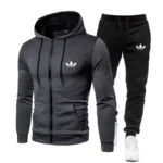 2025 Men Jacket Tracksuit Casual Sports Suit Men's Set 2024 Autumn Winter Two Pieces Set Mens Sportswear Plus Pants Suit