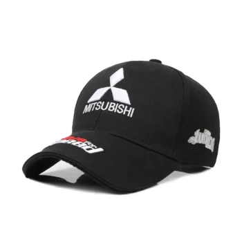 car rally baseball cap cotton embroidered snapback for Mitsubishi badge Outdoor off-road F1 Racing hat Unisex Business gift