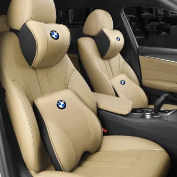 Embroidery Logo Car Seat Backrest Neck Pillow Waist Cushion For BMW M E46 E36 E39 E87 F10 F20 F30 X1 X3 X5 X7 1 2 3 5 7 Series